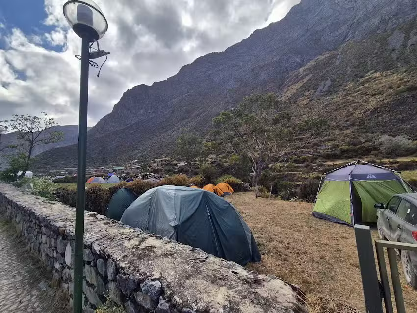 Camping huancaya
